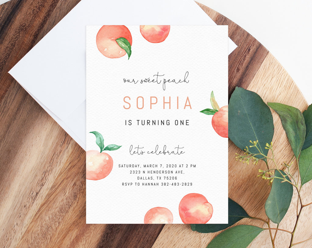 Peach Perfect Wedding and Baptism Invitations, Baby Announcements – Peach  Perfect Stationery
