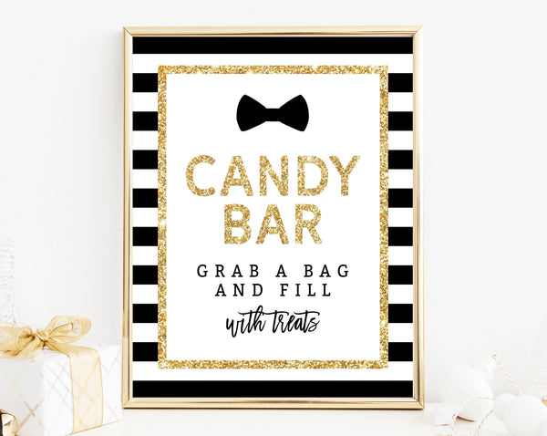 INSTANT DOWNLOAD Mr. Onederful Candy Bar Sign, First Birthday Party Favor Sign, Mr. Onederful Treats Sign, B02