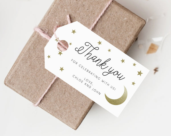 INSTANT DOWNLOAD Favor Tags, Thank You Tag, Twinkle Twinkle Little Sta