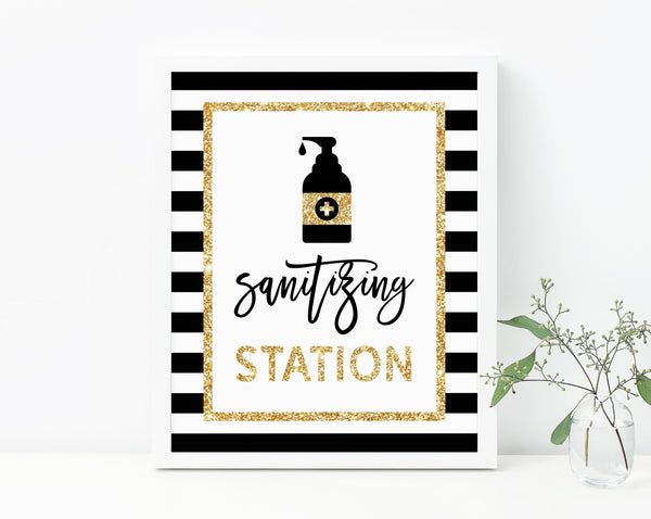 Mr. Onederful Sanitizing Station Sign, First Birthday Party Hand Sanitizer Sign, Mr. Onederful COVID Safety Guidelines Sign, B02